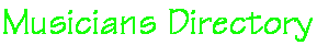 RockerMouse Musicians Directory